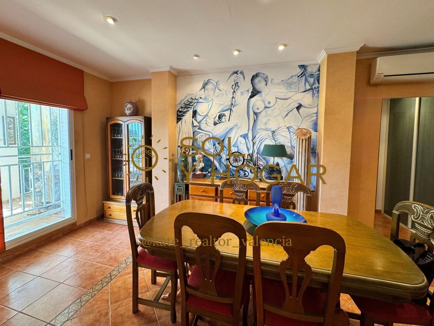 Comedor junto a la terraza